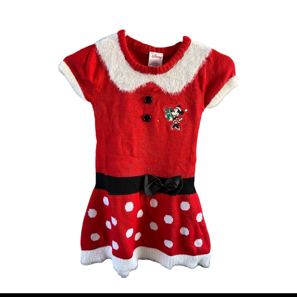 Minnie Disney Minnie, mouse red Christmas dress new extra small size4/5